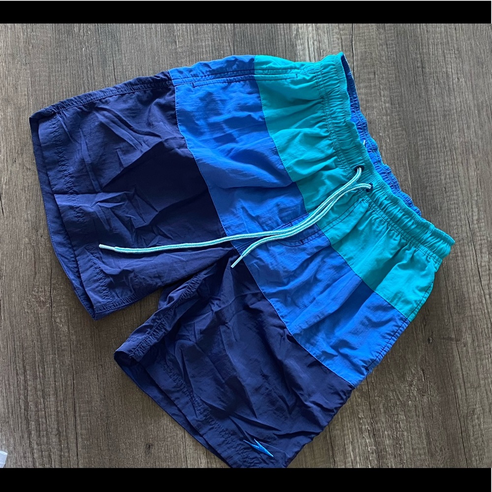 SPEEDO| colorblock swimming shorts